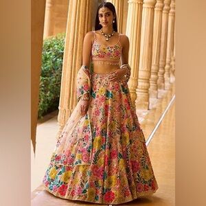 Floral Multicolor Lehenga Choli